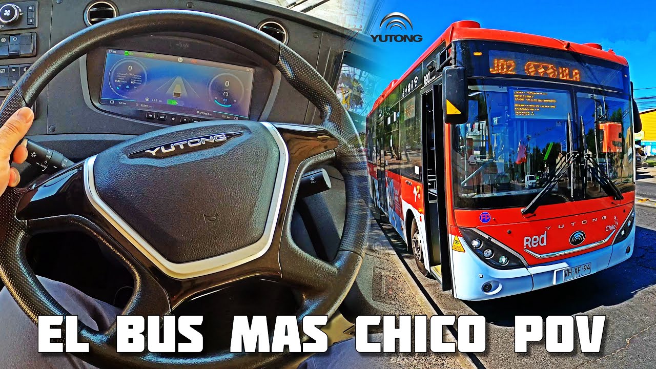 ÑUÑUKI (BUS) MAS PEQUEÑO DE CHILE DETALLES Y POV EN RUTA HASTA ESTACION CENTRAL IDA Y VUELTA