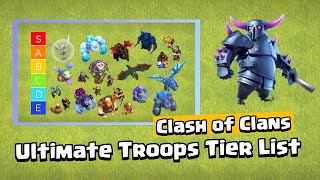 Clash of Clans Troops Tier List