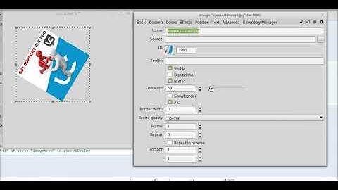 Livecode: shrinking and rotating an image