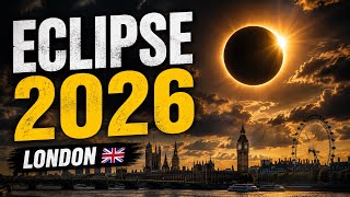 Solar Eclipse 2026 🌒☀️ | Amazing View from London, UK