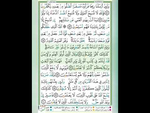 سورة الروم الآيات ٥٥ ٥٦ تلاوة الشيخ أيمن سويد