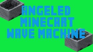 Angled Minecart Wave Machine (Minecraft Invention) [HD]