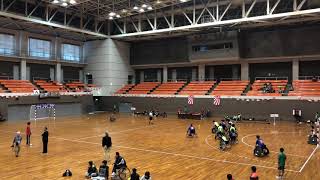 2018年 : 文部科学大臣杯第16回日本車椅子ハンドボール競技大会／決勝トーナメント1回戦 : すわろ〜ずvs大阪体育大学APES-E（前半）