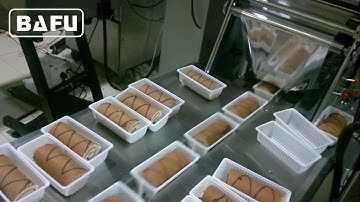 Bread packaging machine, bread wrapping machine, bread packing machine