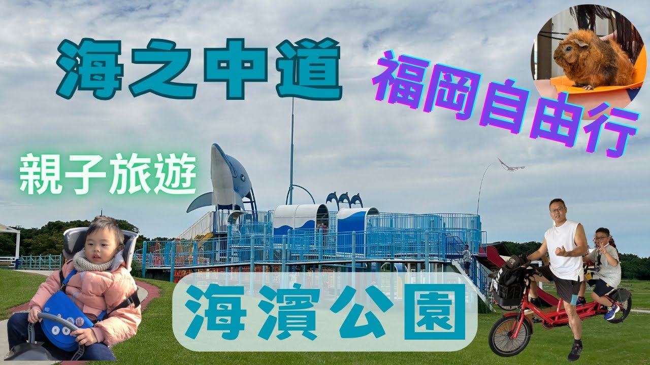 九州自由行：海之中道海濱公園(海の中道海浜公園)親子旅遊必看(天竺鼠體驗、腳踏車踏青、鯨魚雲朵蹦蹦床)九州自由行