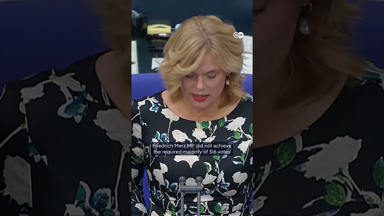 The moment Friedrich Merz loses Chancellor vote in German Parliament | DW News