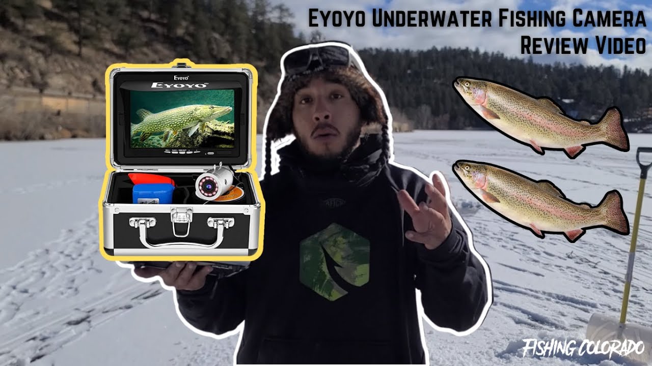 Ice Fishing with Eyoyo Underwater Fishing Camera (REVIEW VIDEO) 