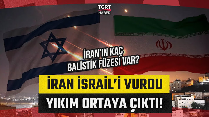 İran İsrail'i Gece Boyu Vurdu: Ülkede Büyük Bir Yıkıma Yol Açtı! - TGRT Haber