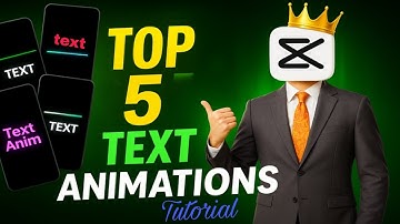 Top 5 Text Animation in CapCut | CapCut Text Animation Tutorial | Easy CapCut Editing. @upboss64