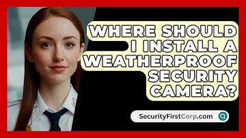 Where Should I Install A Weatherproof Security Camera? - SecurityFirstCorp.com