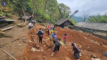 Mở Mặt Bằng Ngôi Nhà Đầu Tiên Của Đoàn Hải Phòng Giúp Nhà 9 Khẩu Trên Xã Đồng Văn .Mí Tủa VLOG