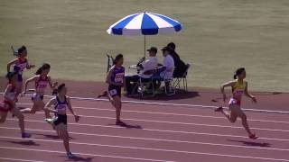20170416静岡中部選手権女子100m予選11組