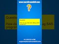 SAS Interview Question : 90. How do you test and debug SAS programs?