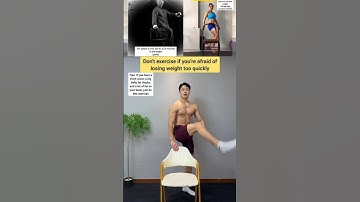 Exercise all over your body from chair. If you want to lose weight too very quickly, let