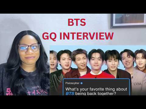 BTS (๋ฐฉํ์๋
๋จ) Reply To Fans Online๐ณ | GQ Interview Reaction!