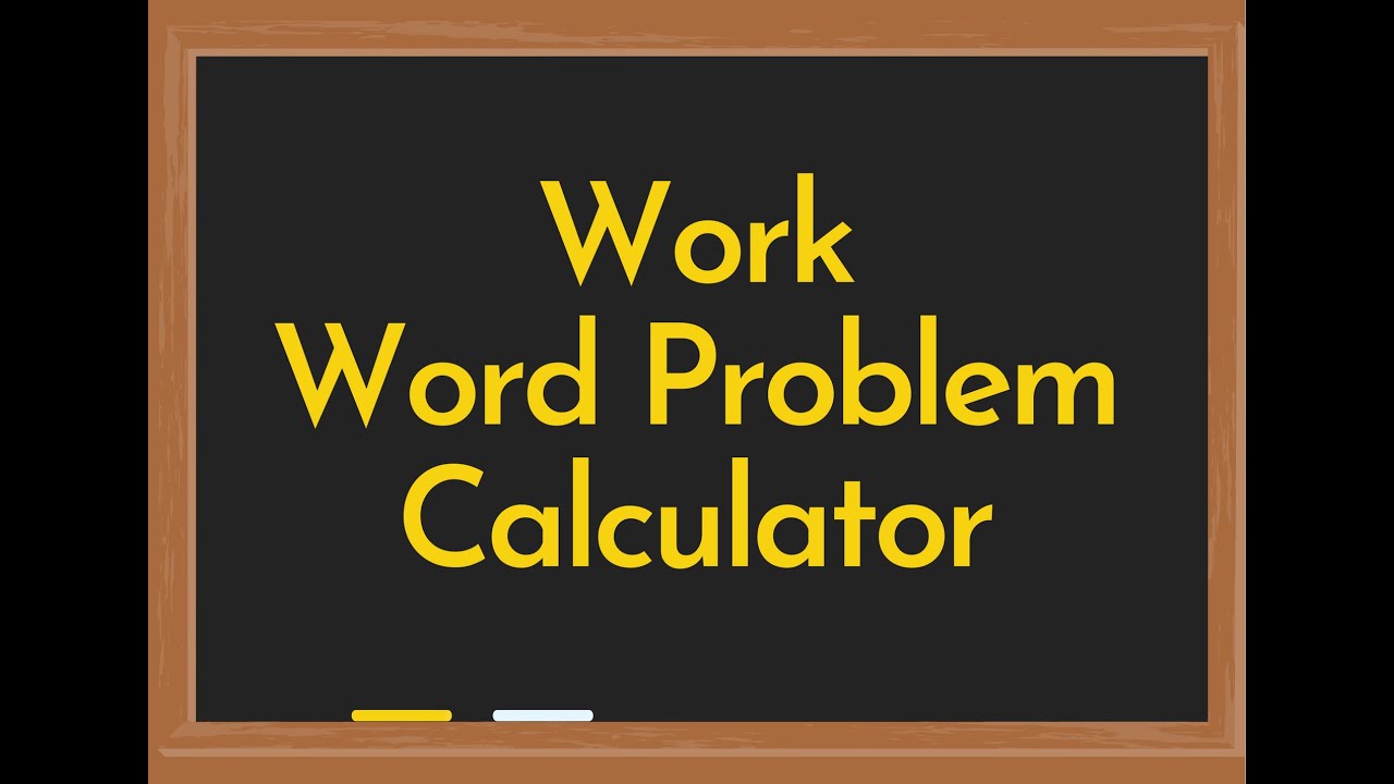 word problem solver calculator online