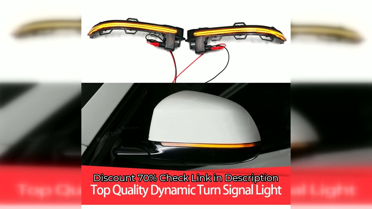 2x Dynamic Blinker LED Turn Signal Light Indicator Side Mirror Lamp For BMW X3 G01 IX3 X4 G02 X5 G05
