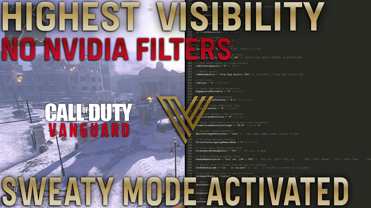 Best Visibility Settings + FPS Boost - Call of Duty Vanguard (Don't Play without these Settings)