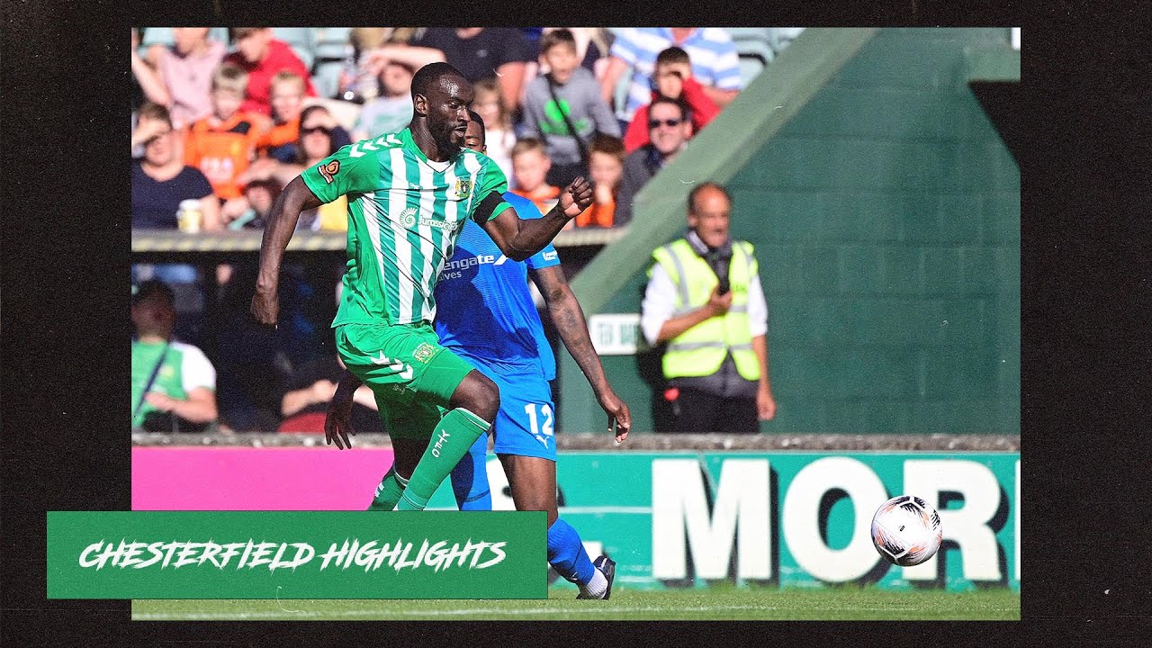 HIGHLIGHTS | Yeovil Town 2-2 Chesterfield