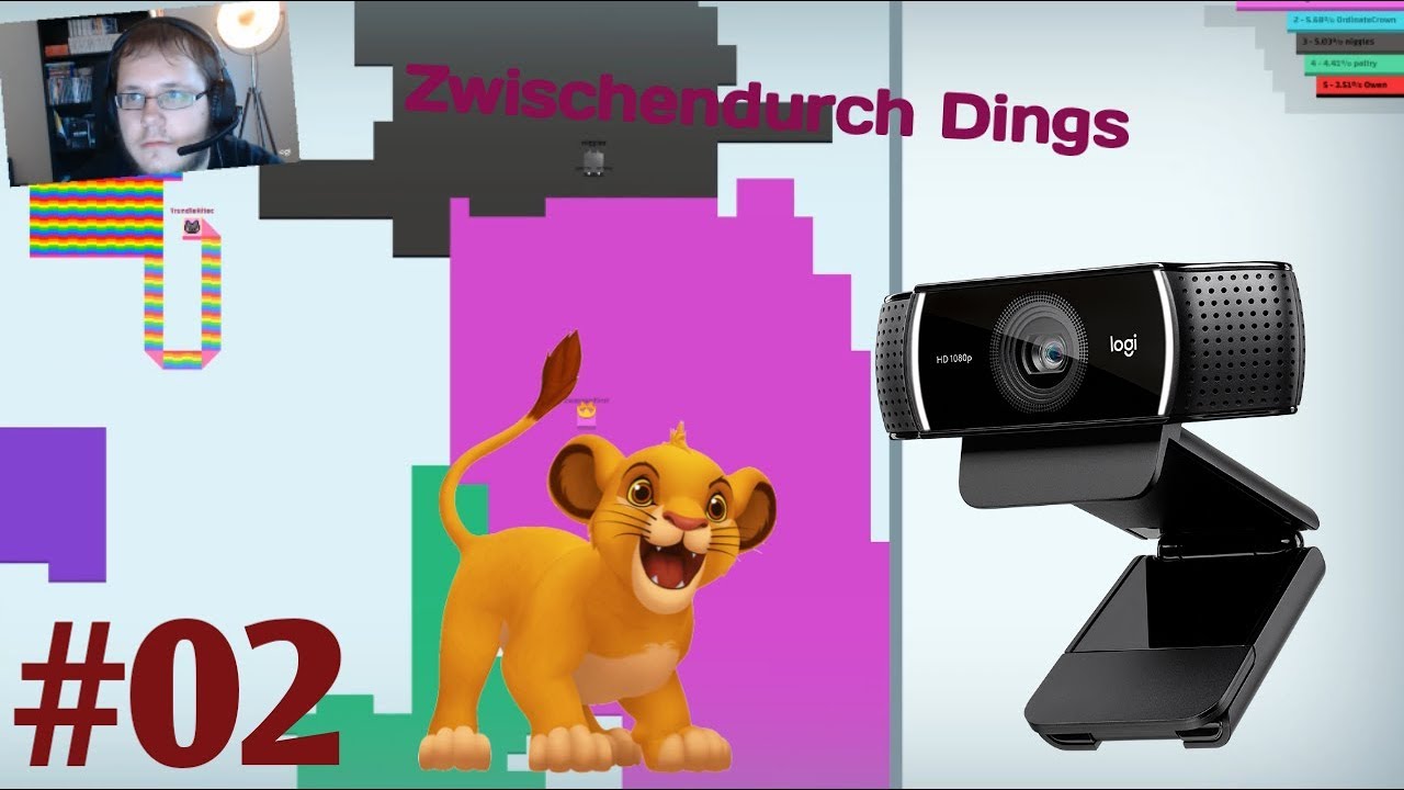 ZWISCHENDURCH DINGS #002 * Paper.io mit Facecam - Ich will jetzt gleich König sein