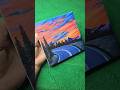 Easy canvas painting 😍🤗🎨 #acrylicscenery #canvaspainting #artshorts