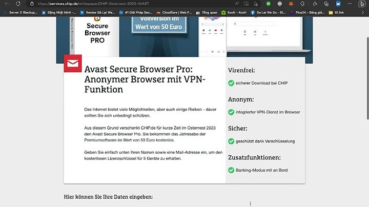 Phần mềm avast secure browser là gì