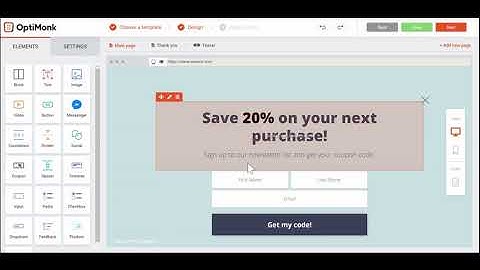 How to create a Shopify popup with OptiMonk to capture email & Messenger subscribers