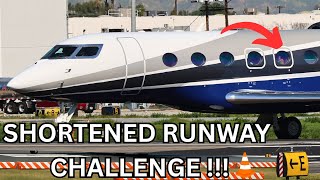 SHORTENED RUNWAY CHALLENGE — Private Jets at Van Nuys!