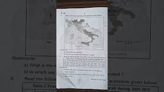 9th Class Social Sa2 annual Exam Question Paper  2025