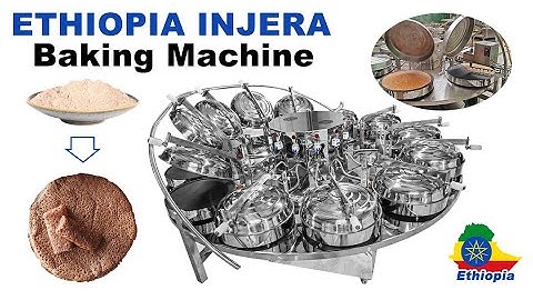 Automatic Continuous Injera Making Machine|Ethiopia Injera Maker Machine|Teff Flat Bread Machine