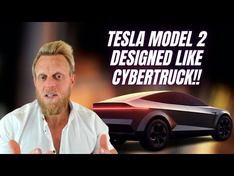 NEW Tesla Model 2 inspired by Cybertruck design - will look SUPER futuristic