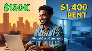 Remote Work Salaries: Best US Cities for Digital Nomads (Earn $150K, Pay $1,400 Rent)