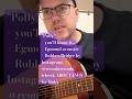 Polly from NEVERMIND & In Utero song on acoustic with rubber bridge guitar CLIP in the bathroom