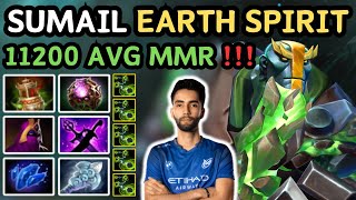🔥 SUMAIL EARTH SPIRIT Midlane Highlights 7.35d 🔥 Insane Play From SUMAIL - Dota 2