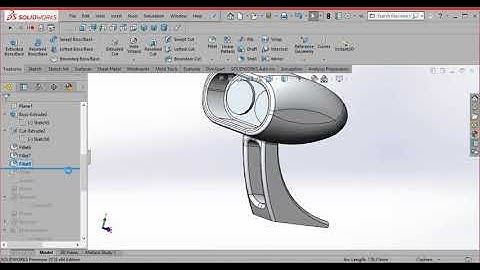 Solidworks-Mountable LED light modelling tutorial