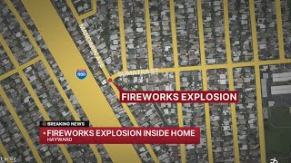 Fireworks Explosion Reported Inside Hayward Home