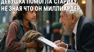 картинка: Бедная Девушка Пропустила СОБЕСЕДОВАНИЕ, Чтобы Помочь Старику, Не Зная Что ОН – МИЛЛИАРДЕР.