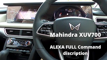 Mahindra XUV700 | Amazon ALEXA full command list with description | practical tutorial | DIY
