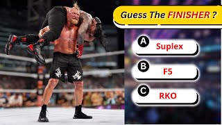 Can You Guess The WWE Finishers ? | WWE finishers challenge | screenshot 5