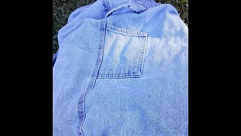 Rudiger Roll video 41 : Blue Jeans ( 100 % Cotton Denim Rudiger Roll ) Fire Roll Friction Fire
