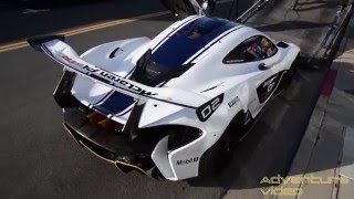 McLaren P1 GTR 02 - Startup, idle, slow drive