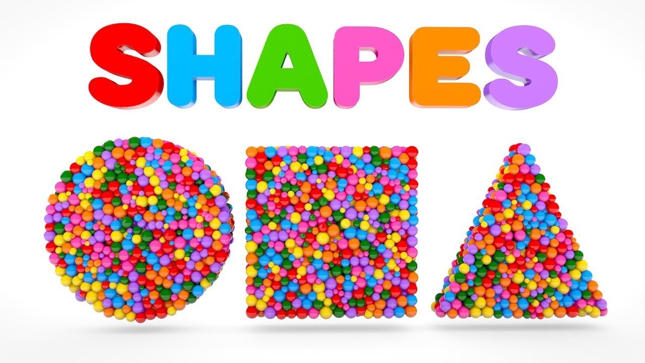 Learn Shapes with Color Balls   Colors Videos Collection for Children