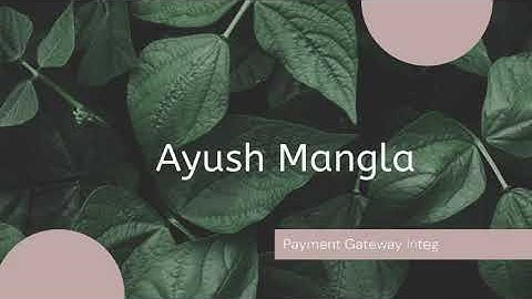 Payment Gateway Integration || The Sparks Foundation