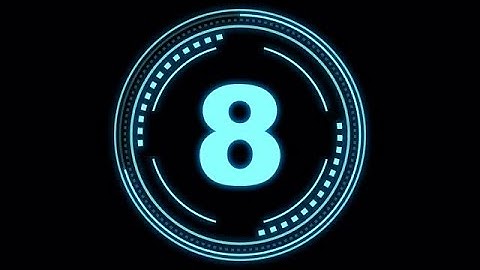 HUD Design Countdown Stock Motion Graphics