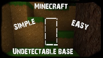 How to make a 100% undetectable base using command block (MCPE)