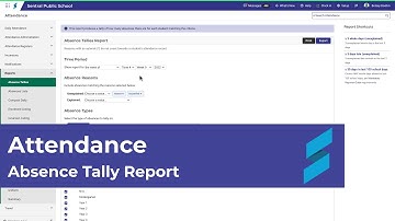 Attendance | Absence Tally Report