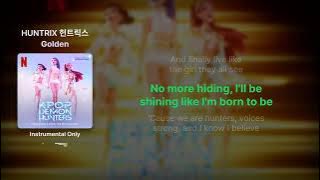 HUNTRIX 헌트릭스 - Golden - Clean instrumental MR Inst