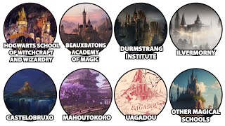 Every School of MAGIC in Harry Potter EXPLAINED in Detail