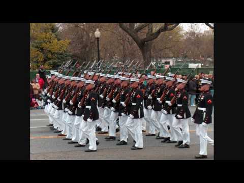 The hymn of the United States Marine Corps (From The Halls of Montezuma). Lyrics (Even though there are none in this version): From the halls of Montezuma, To the shores of Tripoli, We fight our country's battles in the air on land and sea. First to fight for right and freedom, and to keep our honor clean, We are proud to claim the title of United States Marine. (End lyrics) Played by "The President's Own" United States Marine Band!