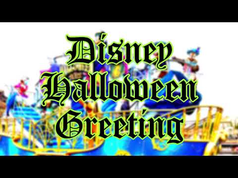 【5分前アナウンス】ディズニーハロウィーングリーティング